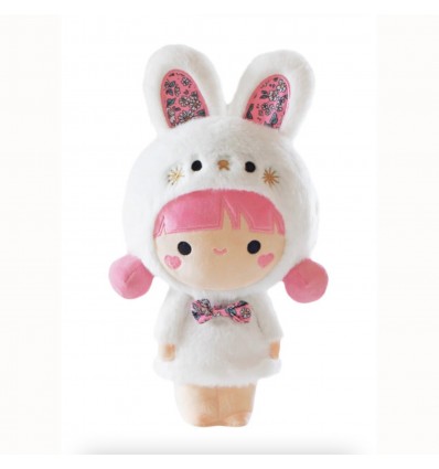 Peluche Lapin Pascale Blanc - Momiji