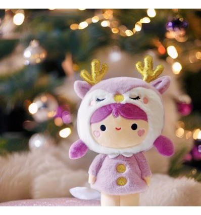 Peluche renne Twinkle Plum - Momiji