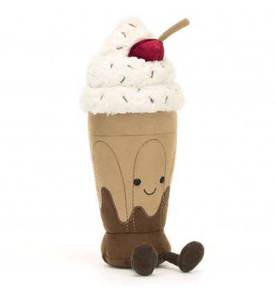 Peluche amuseable Milkshake chocolat - Jellycat